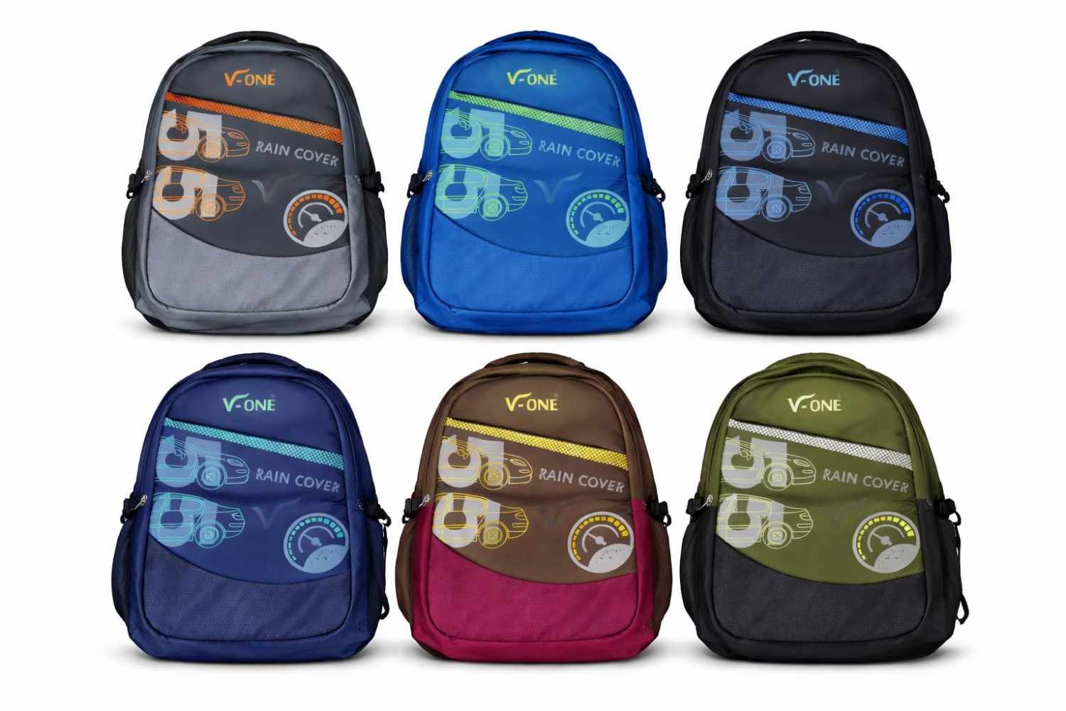 Black and Blue Welcon School Backpacks