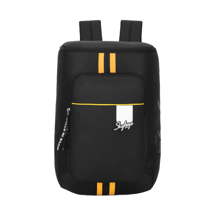 Black Vertical Stripe Bag