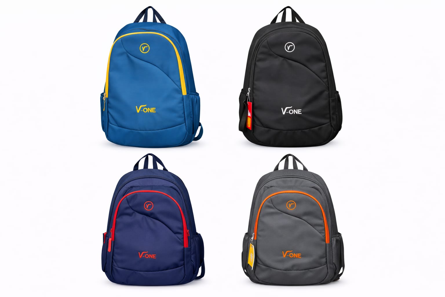 Blue and Black School Backpack
