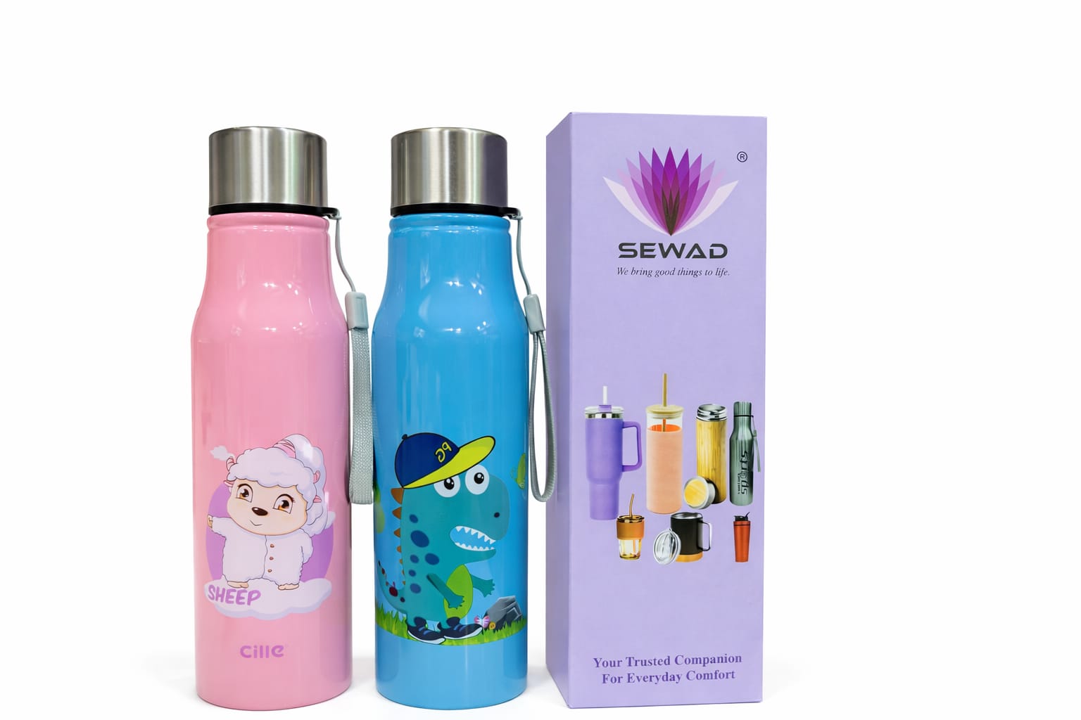 Rose and Red children Steel Water Bottles