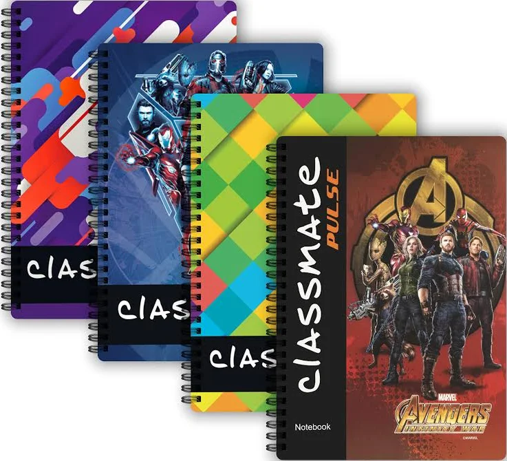 Classmate Pulse Spiral Notebooks Set