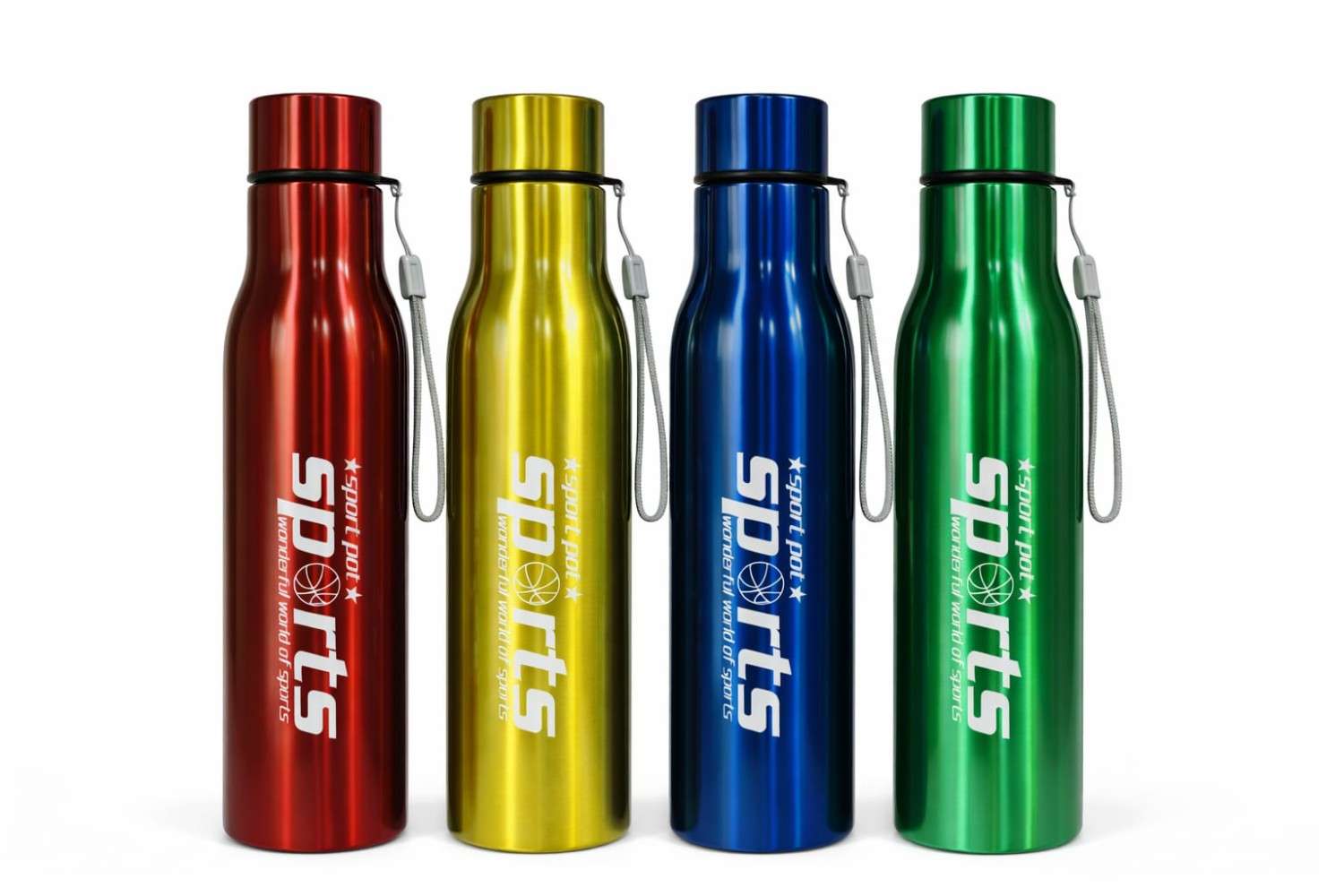 colourfull Stainless Steel Sports Water Bottle