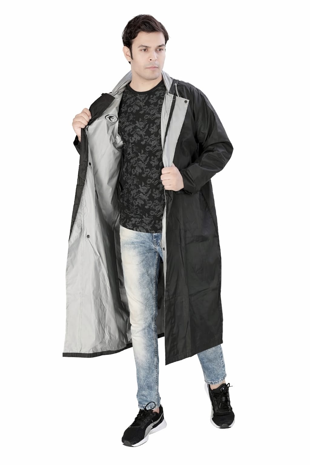 Black Premium Rain Coat