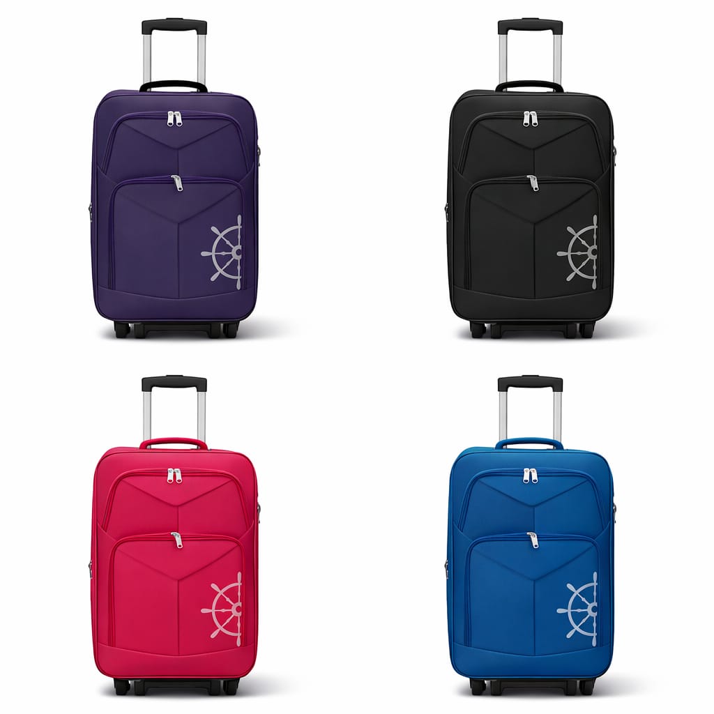 Purple Geometric Hard Trolley