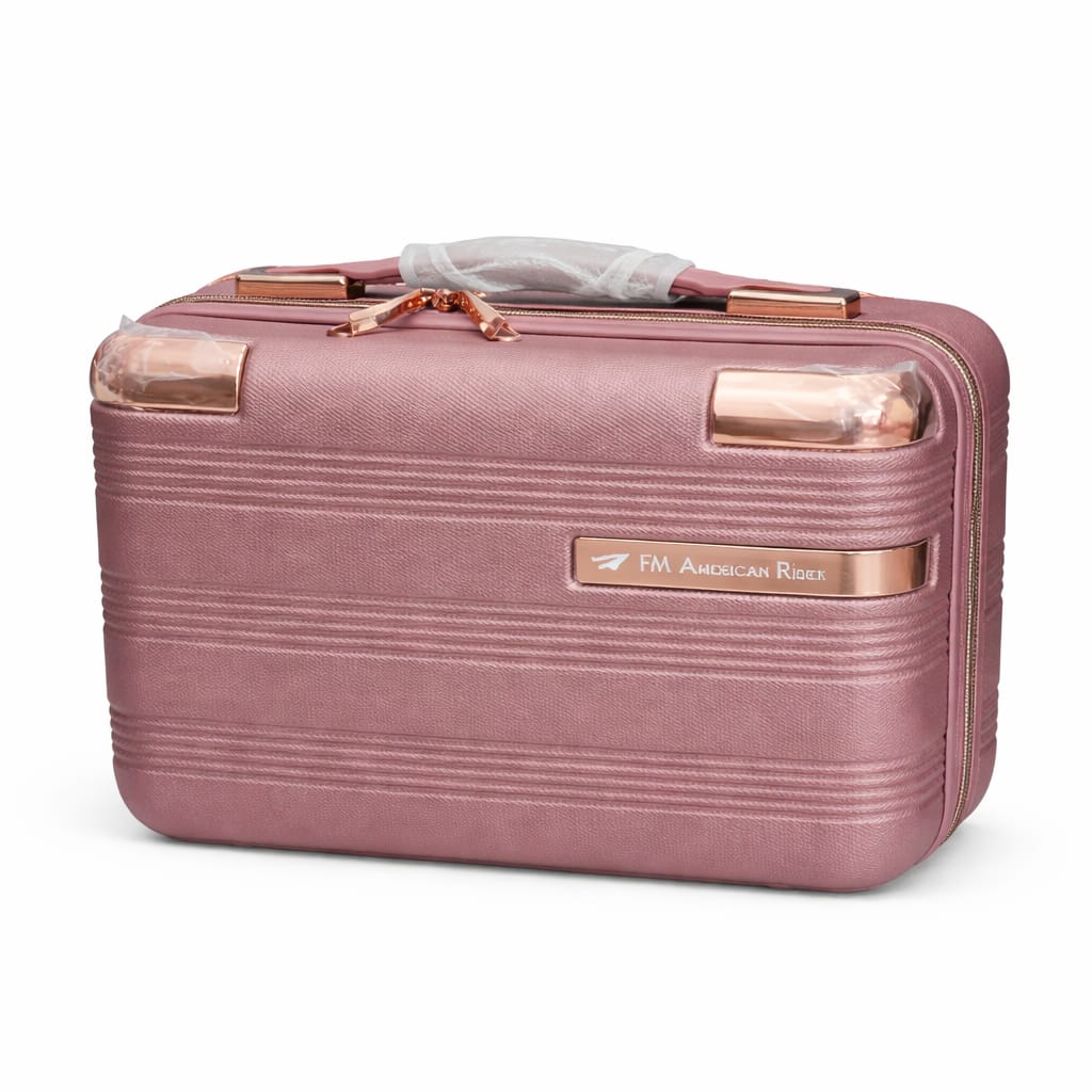 Rose Gold Makeup Vanity Case