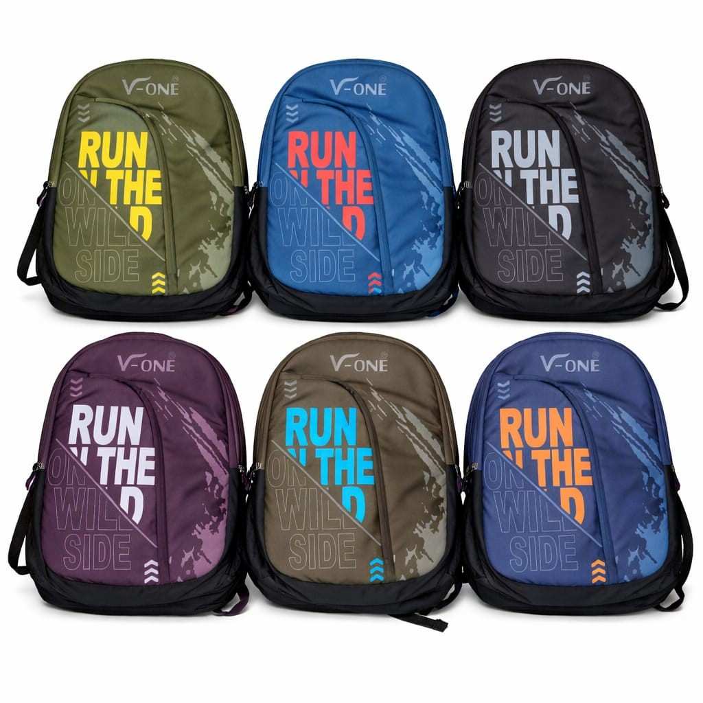 Run The World Printed Stylish Backpacks